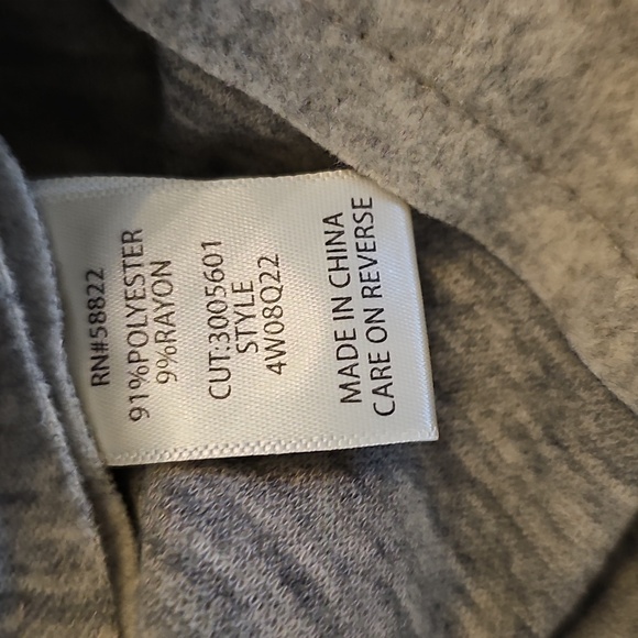 NWT Max Studio Brushed Knit Bomber Jacket Button Closure Heather Oatmeal 1X - Picture 13 of 16